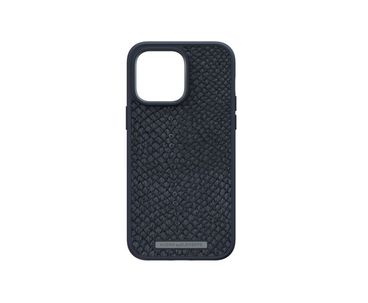 FUNDA MAGSAFE IPHONE 12/13/14 PRO MAX PIEL DE SALMON NEGRO NJORD