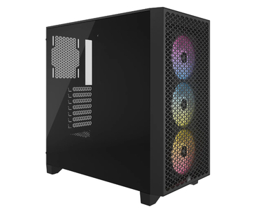 CAJA SEMITORRE ATX 3000D RGB AIRFLOW TG BLACK CORSAIR