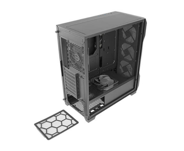 CAJA SEMITORRE ATX DF600 FLUX RGB NEGRO ANTEC