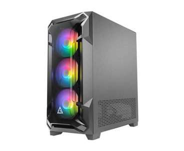 CAJA SEMITORRE ATX DF600 FLUX RGB NEGRO ANTEC