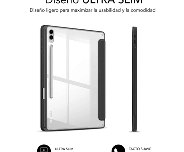 FUNDA TABLET SHOCK CASE SAMSUNG S9+/S9 FE+ 12.4" NEGRO SUBBLIM