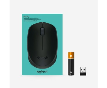 RATON OPTICO WIRELESS M170 NANO RECEPTOR NEGRO LOGITECH