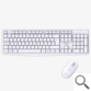 TECLADO + RATON OPTICO WIRELESS MX420 BLANCO APPROX