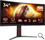 MONITOR GAMING AOC CURVO WQHD 180Hz CU34G4