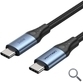 CABLE USB-C A USB-C 240W 1 M NEGRO/AZUL VENTION